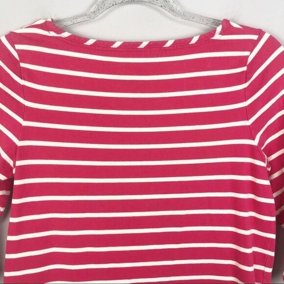 BODEN | Striped Mini Dress or Tunic Pink White 6 - Picture 11 of 12